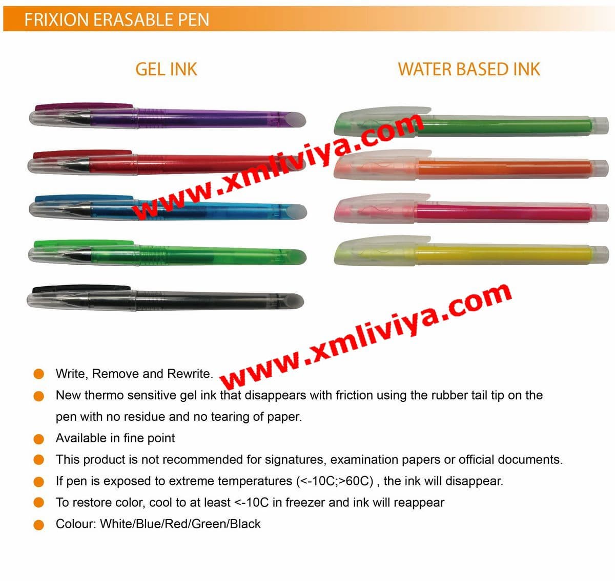 Pilot Frixion Erasable Pen